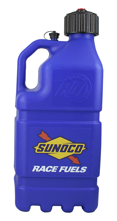 Sunoco Adj. Vent 5 Gal Jug w/Plas Valve Hose 4 Pk, Blue - R7504BL-5226