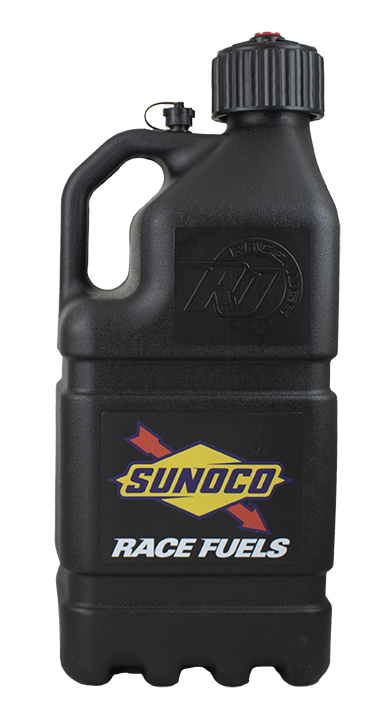 Sunoco Adj. Vent 5 Gallon Jug w/Fastflo Lid 2 Pack, Black - R7502BK-FF