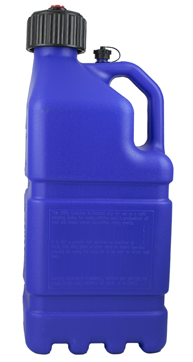 Sunoco Adj. Vent 5 Gallon Jug w/Fastflo Lid 4 Pack, Blue - R7504BL-FF