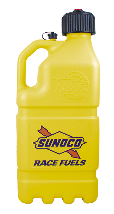 Sunoco Vented 5 Gal Jug w/Plas Valve Hose 4 Pk, Yellow - R7504YL-5226