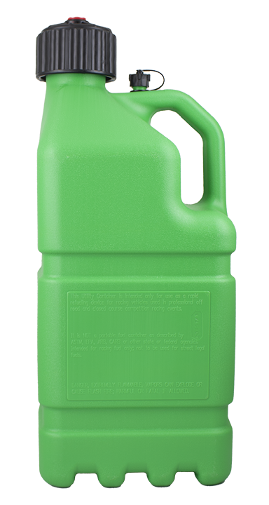 Adjustable Vent 5 Gallon Jug with Fastflo Lid 1 Pack, Green - R7500GR-FF