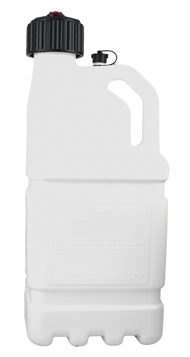 Adjustable 5 Gallon Jug w/ Plastic Valve and Hose 1 Pack, White - R7501WH-5226