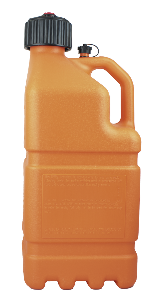 Sunoco Adj. Vent 5 Gal Jug w/Fastflo Lid 1 Pack, Orange - R7500OR-FF