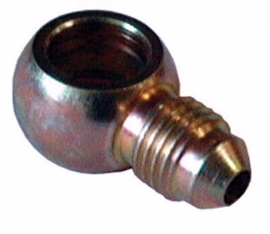 Brake Fitting, 7/16" Banjo To -4 AN, Each - 40274