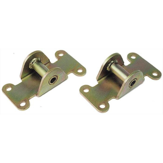 Chevy Solid Motor Mount Pad Style, Pair (Bolt to Frame) - 62630