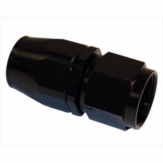 [PRF1011BLK] Performance Fittings Aluminum Straight -4 AN Reusable Fitting Black 1011BLK