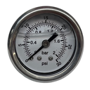 1.5'' Liquid Filled Fuel Pressure Gauge 0-30 psi