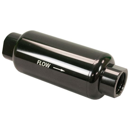 Performance Fuel Systems Billet Black Fuel Filter - FF-10204BLK