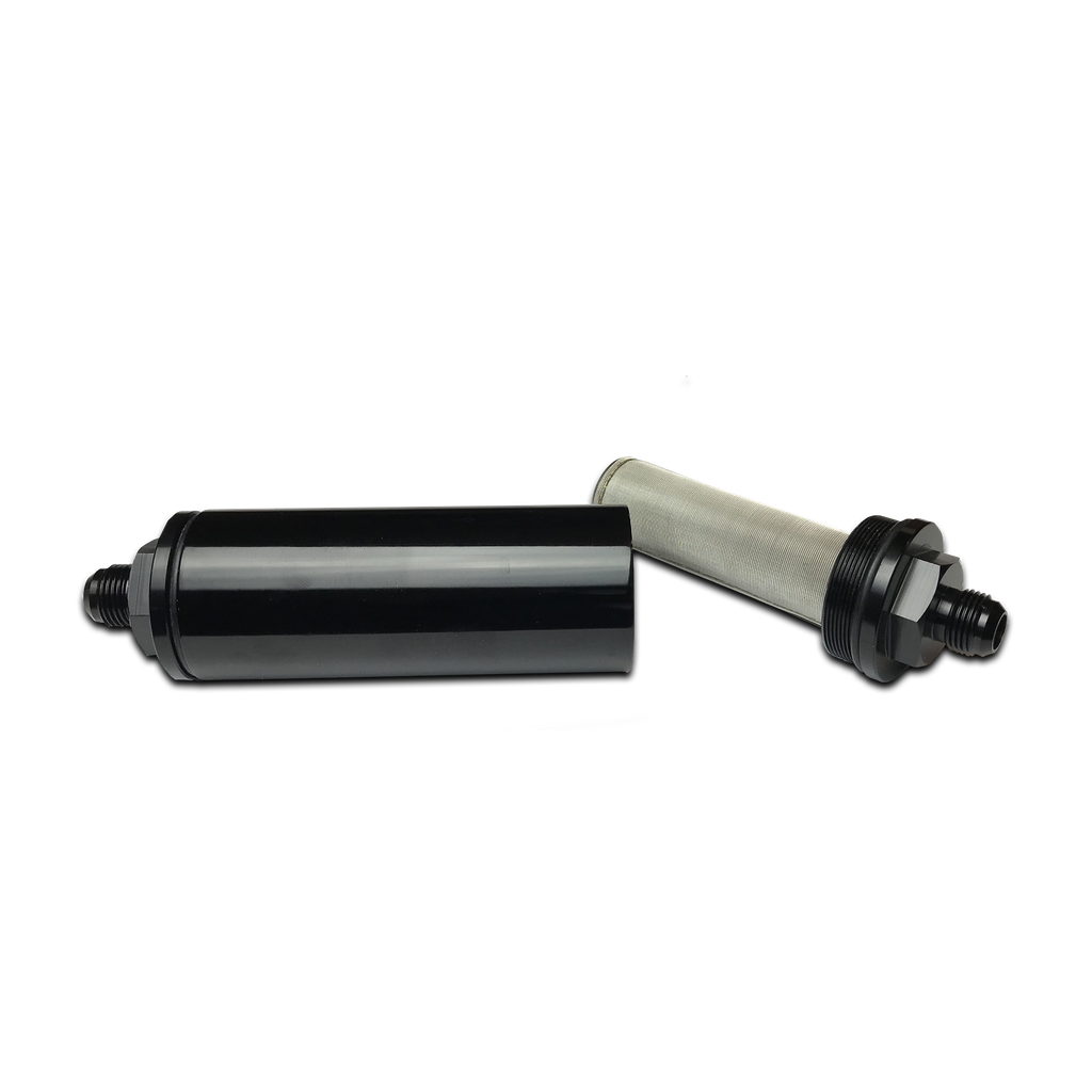 In-line Fuel Filter AN -10 Black - FF-14710
