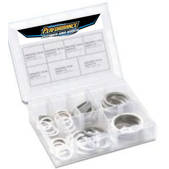 PTFE (Teflon) Washers Assortment Kit - BOX-12