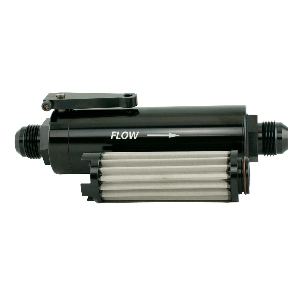 Fuel Filter w/ Integrated Shut-Off Valve, -12 AN - FF-11739
