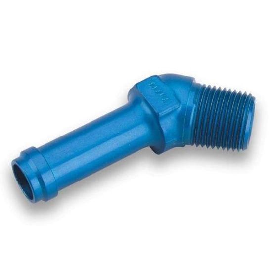 Performance Fittings 45 Degree Barb Fitting 3/8" Pipe to 1/2" Hose - 22907