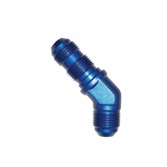 Performance Fittings 45 Degree Bulkhead Union -3 AN - 2893