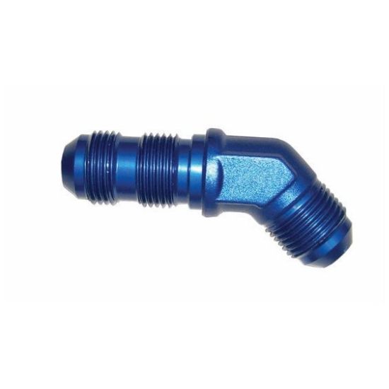 Performance Fittings 45 Degree Bulkhead Union -6 AN - 2128