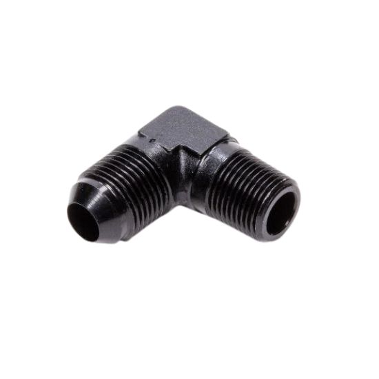 Performance Fittings 90 Degree Male Elbow -12 AN to 3/4" NPT Black - 2633BLK