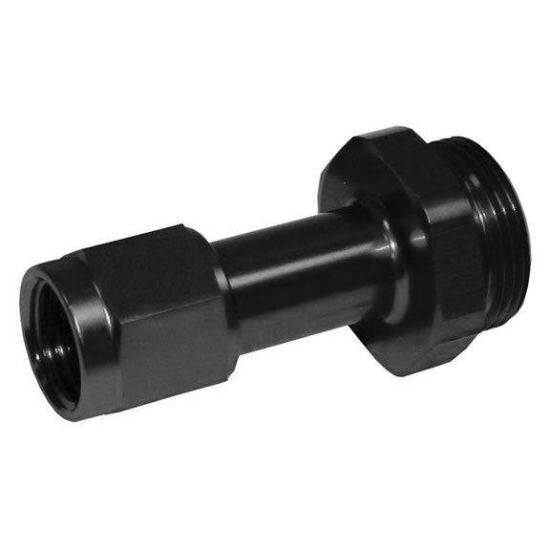 Aluminum Female Flare Carb Fitting -6 AN Black - 916-6-78BLK