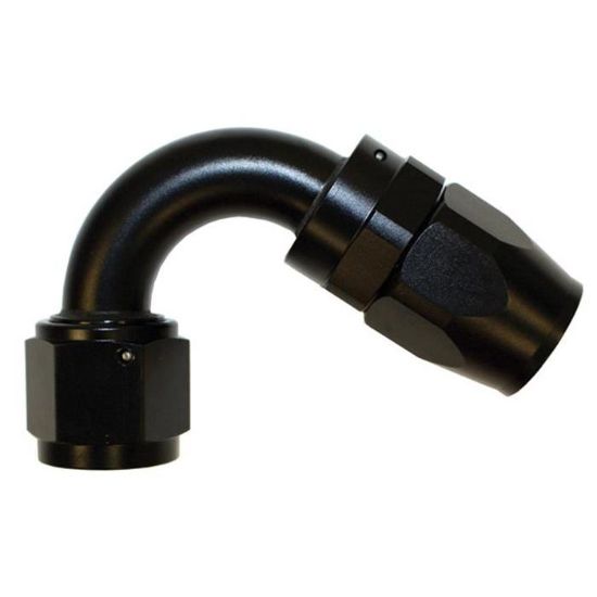 Performance Fittings Aluminum 120 Degree Elbow Reusable Fitting -6 - 4042BLK