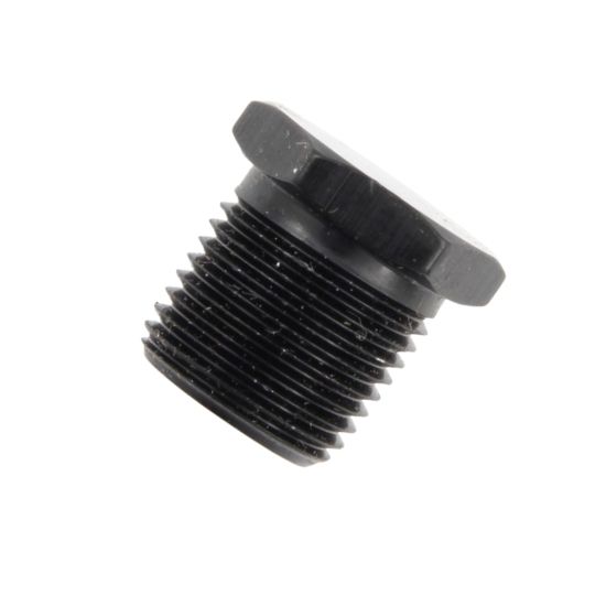 [PRF22205BLK] Aluminum Hex Plug 1/8" NPT Black - 22205BLK