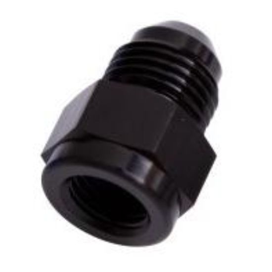 Performance Fittings Female to Male Reducer -10 ORB to -12 AN - 951-10-12BLK