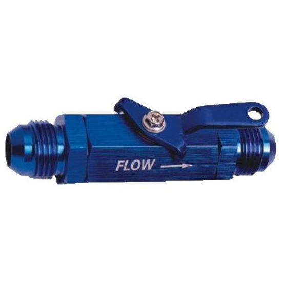 Performance Fuel Systems Shut Off Valve -8 AN Blue 72-08B