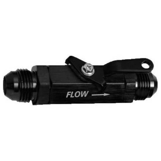 Performance Shut Off Valve -8 AN Black 72-08BLK