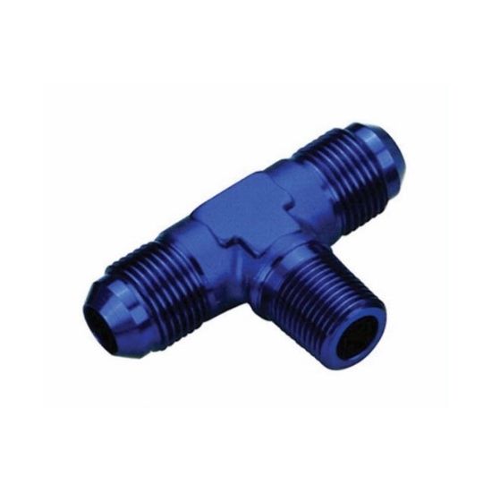 Performance Fittings Male Branch Tee Adapter -3 to -3 to 1/8" - 2187