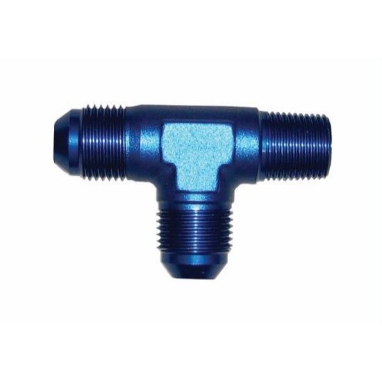 [PRF2124] Performance Fittings Male Run Tee -4 AN to -4 AN 1/8" NPT - 2124