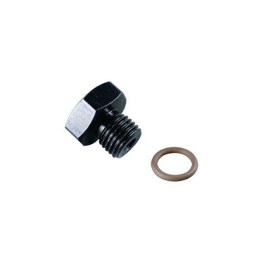O-Ring Plug AN -3 Black - 3722BLK