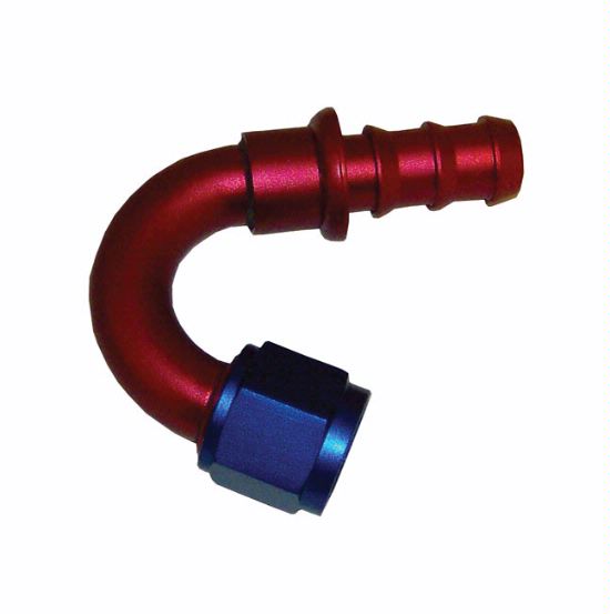 Push-On Hose Fitting, 150 Degree -8 AN - PRF1553