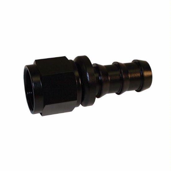 Push-On Hose Fitting, Straight -12 AN, Black, PRF1515BLK