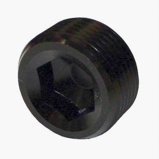 Performance Fittings Socket Pipe Plug 1/4" NPT Black - 3686BLK