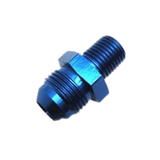 [PRF2185] Performance Fittings Straight AN Flare to Pipe -10AN to 3/8" NPT Adapter - 2185