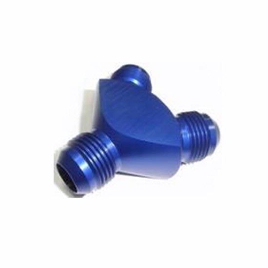 Performance Fittings Y Adapter AN Fitting, -10 Single to -8 and -8 - 6208