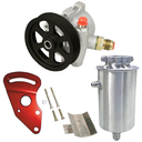 Aluminum Power Steering Pump With Serpentine Pulley - PSPA003-K