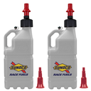 Sunoco Adj. Vent 5 Gal Jug w/ Fastflo Lid 2 Pack, Silver - R7502SI-FF