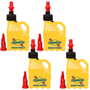 Ventless 3 Gallon Jug w/ Fastflo Lid 4 Pack, Yellow - R3104YL-FF