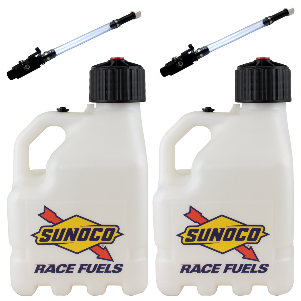 3 Gallon Jug, Vented, w/ Aluminum Valve Hose, 2 Pack, Clear - R3002CL-4045