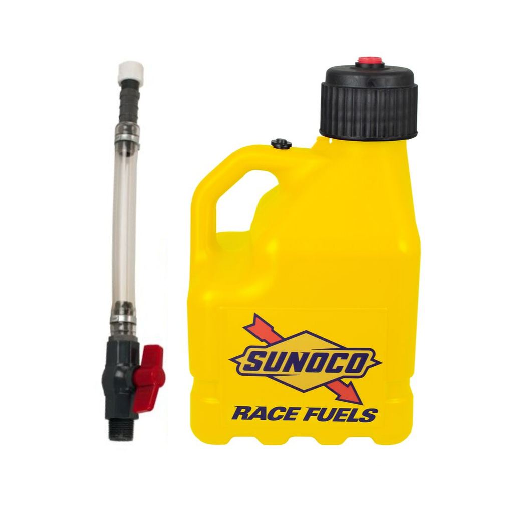 Vented 3 Gallon Jug w/ Hose and PVC Valve 1 Pack, Yellow - R3001YL-5226