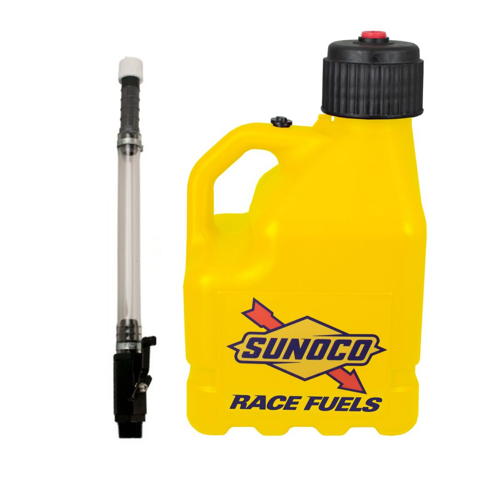 Vented 3 Gallon Jug w/ Aluminum Valve and Hose 1 Pack, Yellow - R3001YL-4045