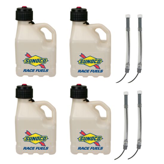 Ventless 3 Gallon Jug w/ SV Hose 4 Pack, Clear- R3104CL-3044
