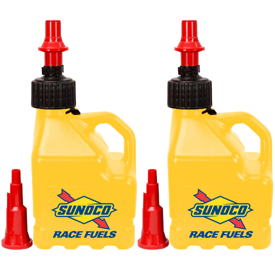 Sunoco Ventless 3 Gallon Jug 2 Pack w/Fastflo, Yellow - R3102YL-FF