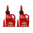 Ventless 3 Gallon Jug w/ Fastflo Lid 2 Pack, Red - R3102RD-FF