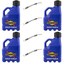 Ventless 3 Gallon Jug w/ SV Hose 4 Pack, Blue - R3104BL-3044SV
