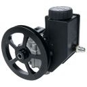 Type II Aluminum Power Steering Pump with V-Belt Pulley and Reservoir - PSPA002-R