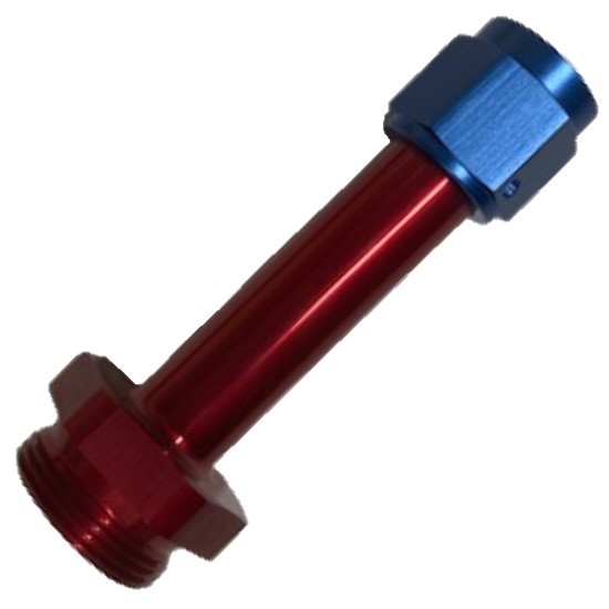 Fuel Log Fitting 7/8"-20 Holley to -6 AN - F600-650