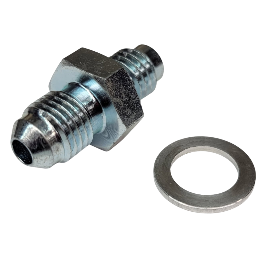 Fitting -4AN x M10-1.50, Steel - PRPCM132