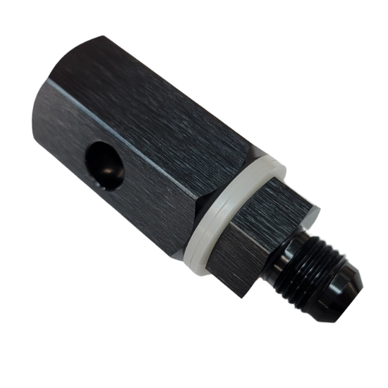 Fuel Cell Rollover Valve, -10 AN, Black - 834-010BLK
