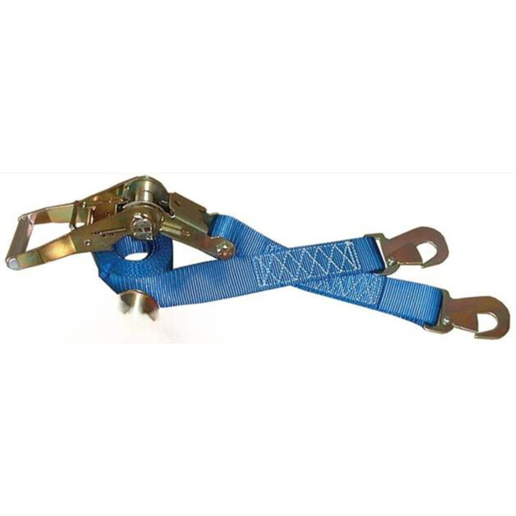 Blue Ratchet Car Tiedown Strap, Each 2" x 8 Ft - 500C8-3