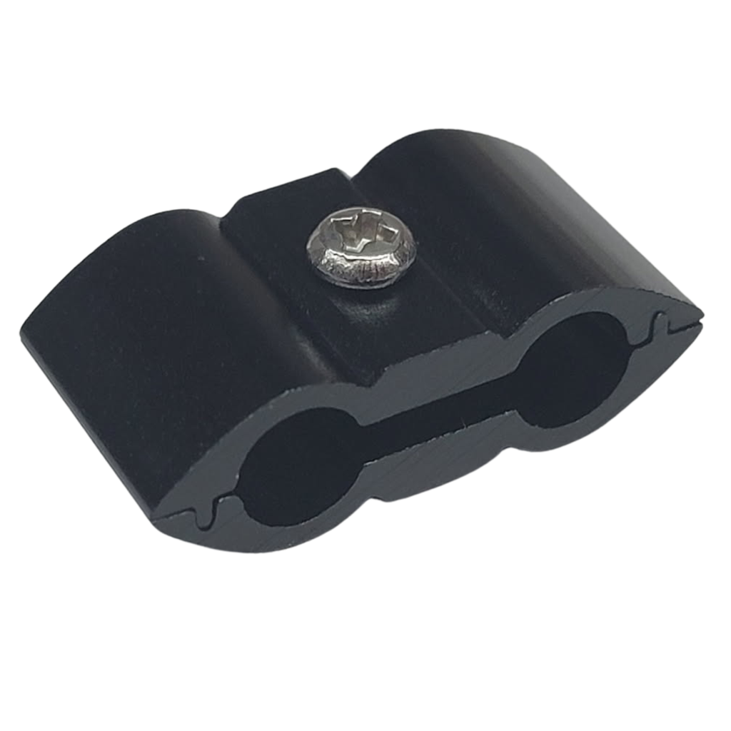 [PRF203B] Aluminum Line Separator, Each, Black, All Sizes (-3 AN)