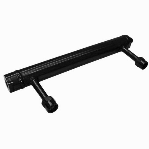 [PFS4418BLK] Dual Feed Fuel Log, -8 AN, Black - 4418BLK